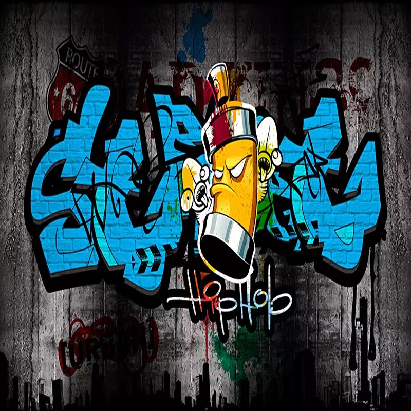 Papel pintado azul de la vendimia