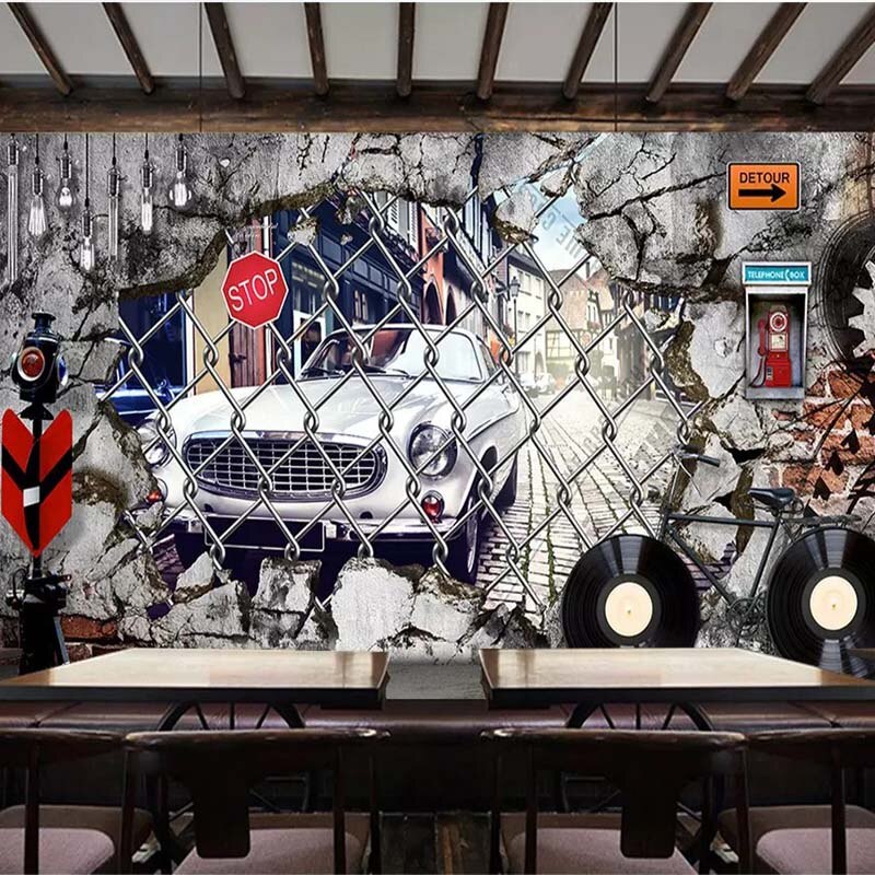 Papel pintado retro de la vendimia