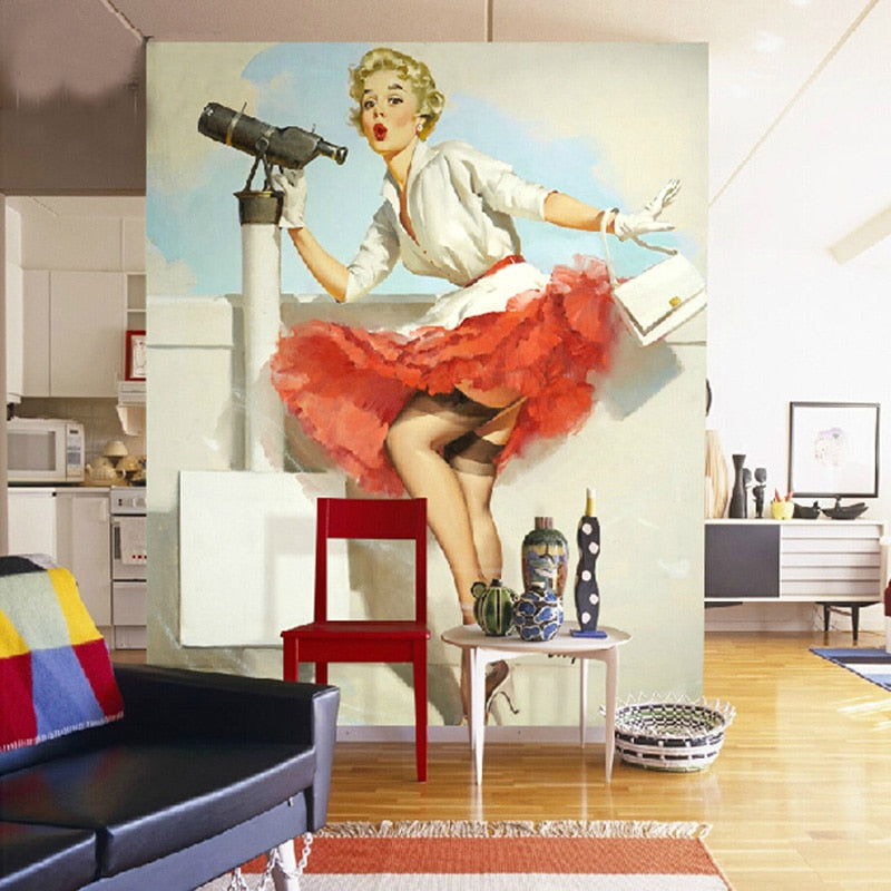 Papel Pin-Up Vintage