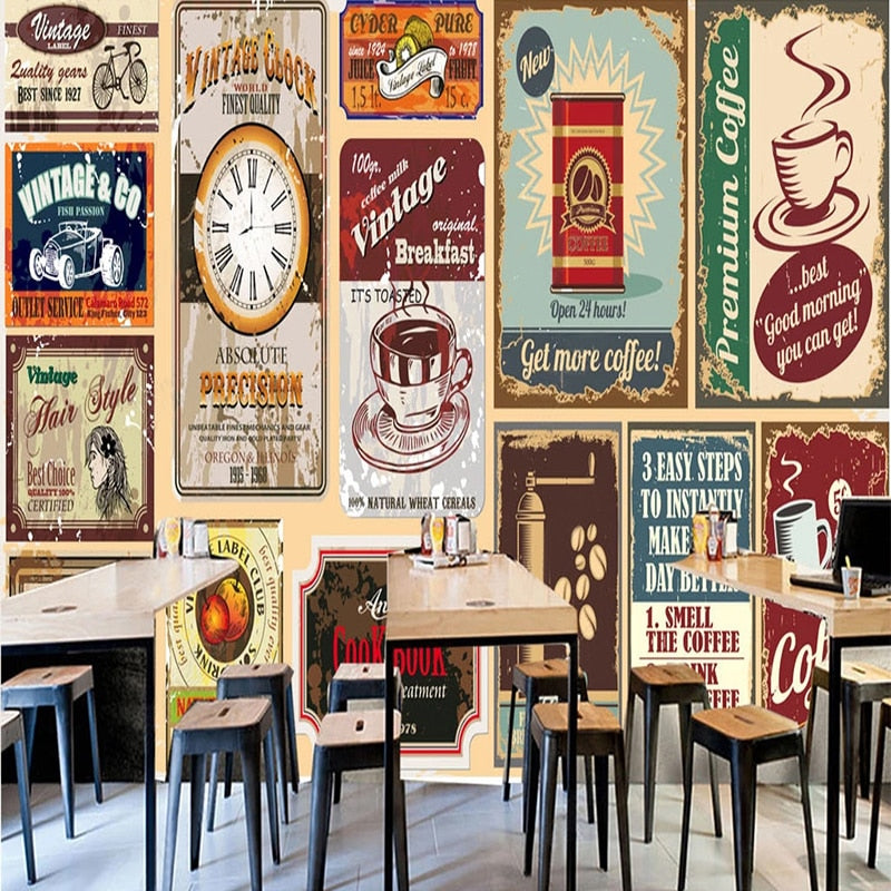 Papel pintado de cocina vintage