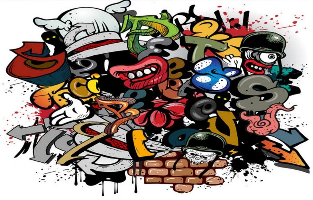 Papel pintado vintage de los 70