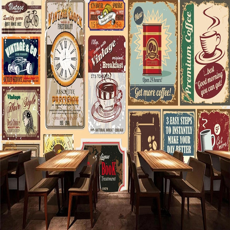 Papel pintado de cocina vintage