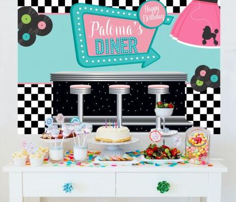 Papel pintado de la vendimia de los años 50