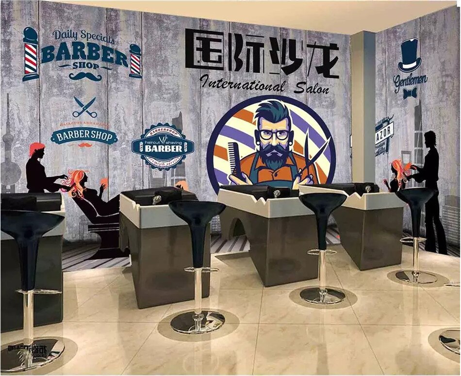 Papel pintado de estilo retro