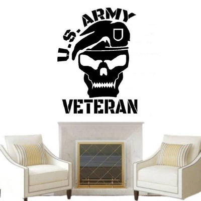 Pegatinas de veteranos del ejército vintage