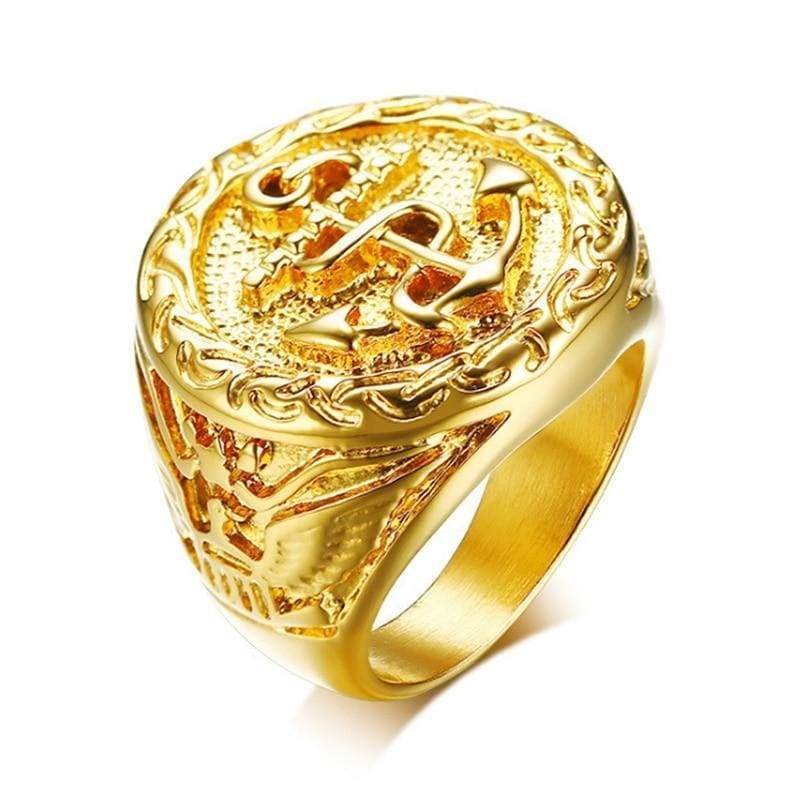 Anillo de sello vintage del ejército de EE. UU.