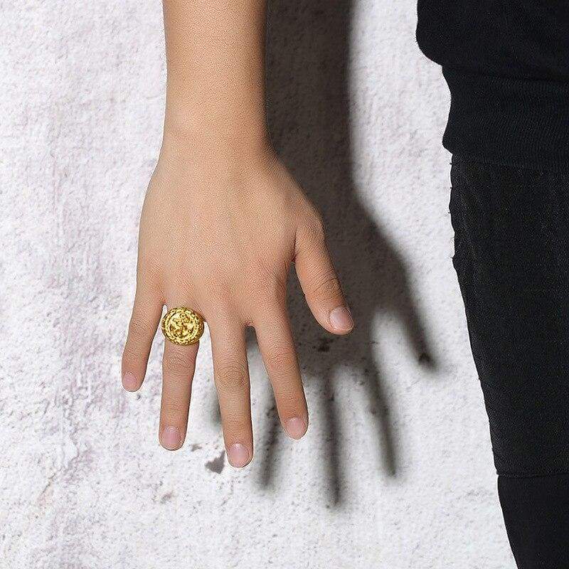 Anillo de sello vintage del ejército de EE. UU.