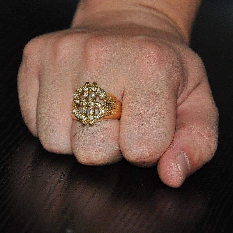 Anillo de dólar vintage