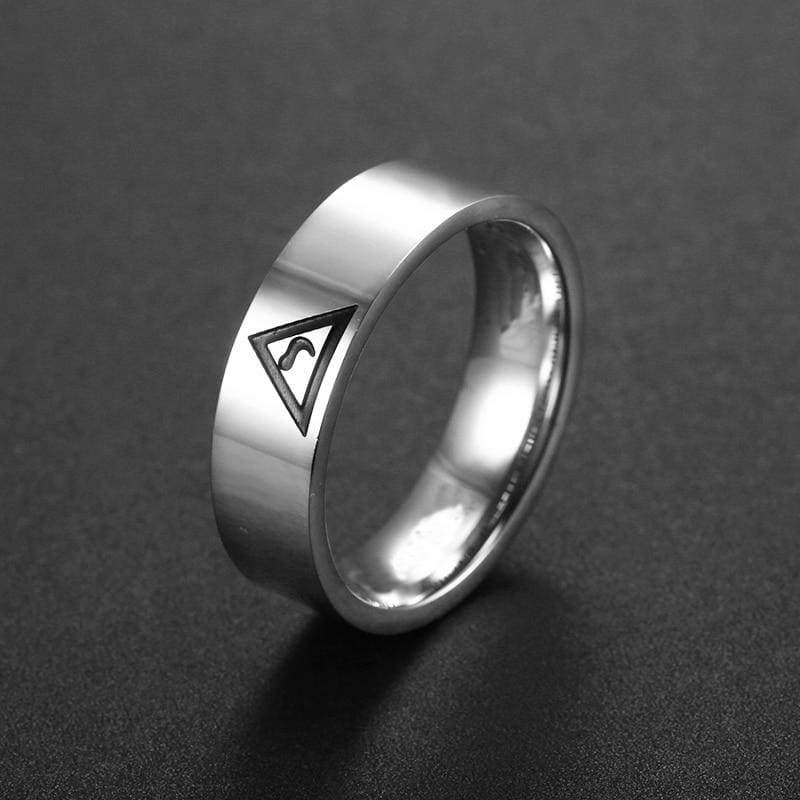 Anillo de mujer francmasón vintage