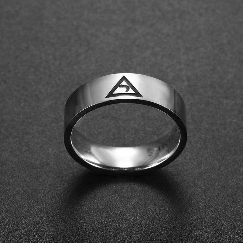 Anillo de mujer francmasón vintage