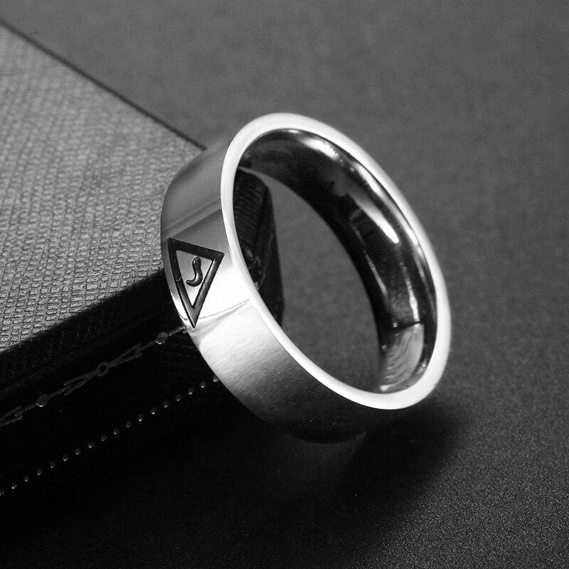 Anillo de mujer francmasón vintage