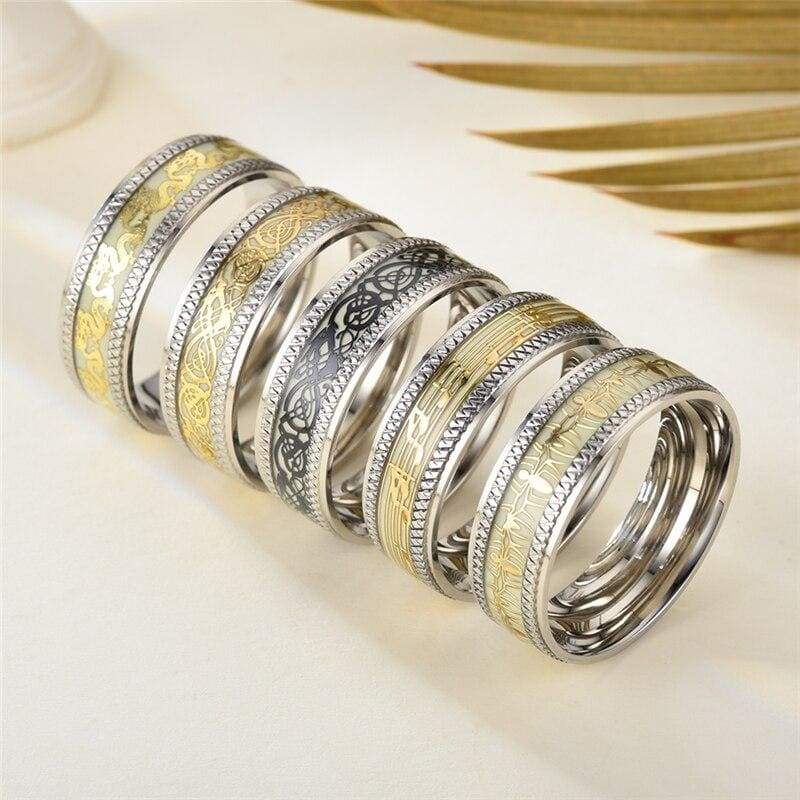 Anillo masón vintage para hombre