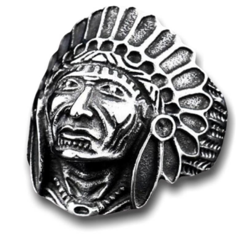 Anillo de hombre indio vintage
