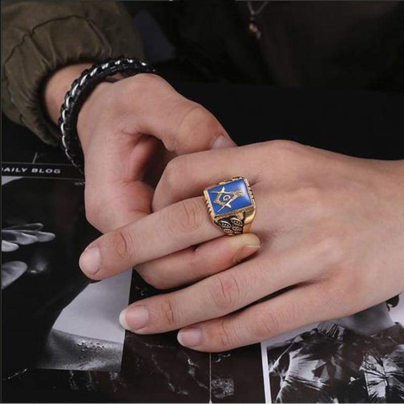 Anillo Masónico Vintage