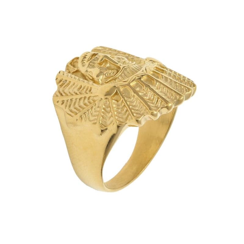 Anillo cabeza store de indio significado