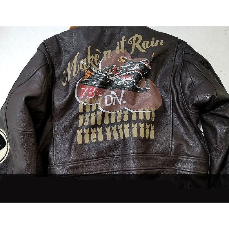 Chaqueta bomber americana vintage de la Segunda Guerra Mundial