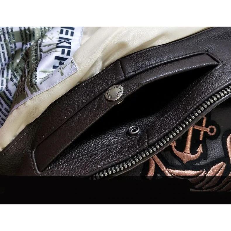 Chaqueta bomber americana vintage de la Segunda Guerra Mundial