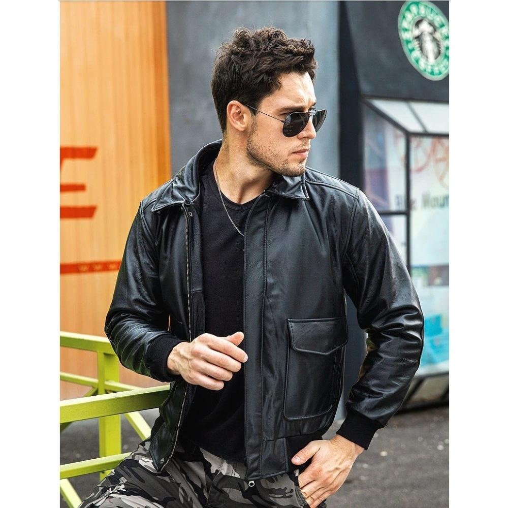 Chaqueta piloto americana vintage