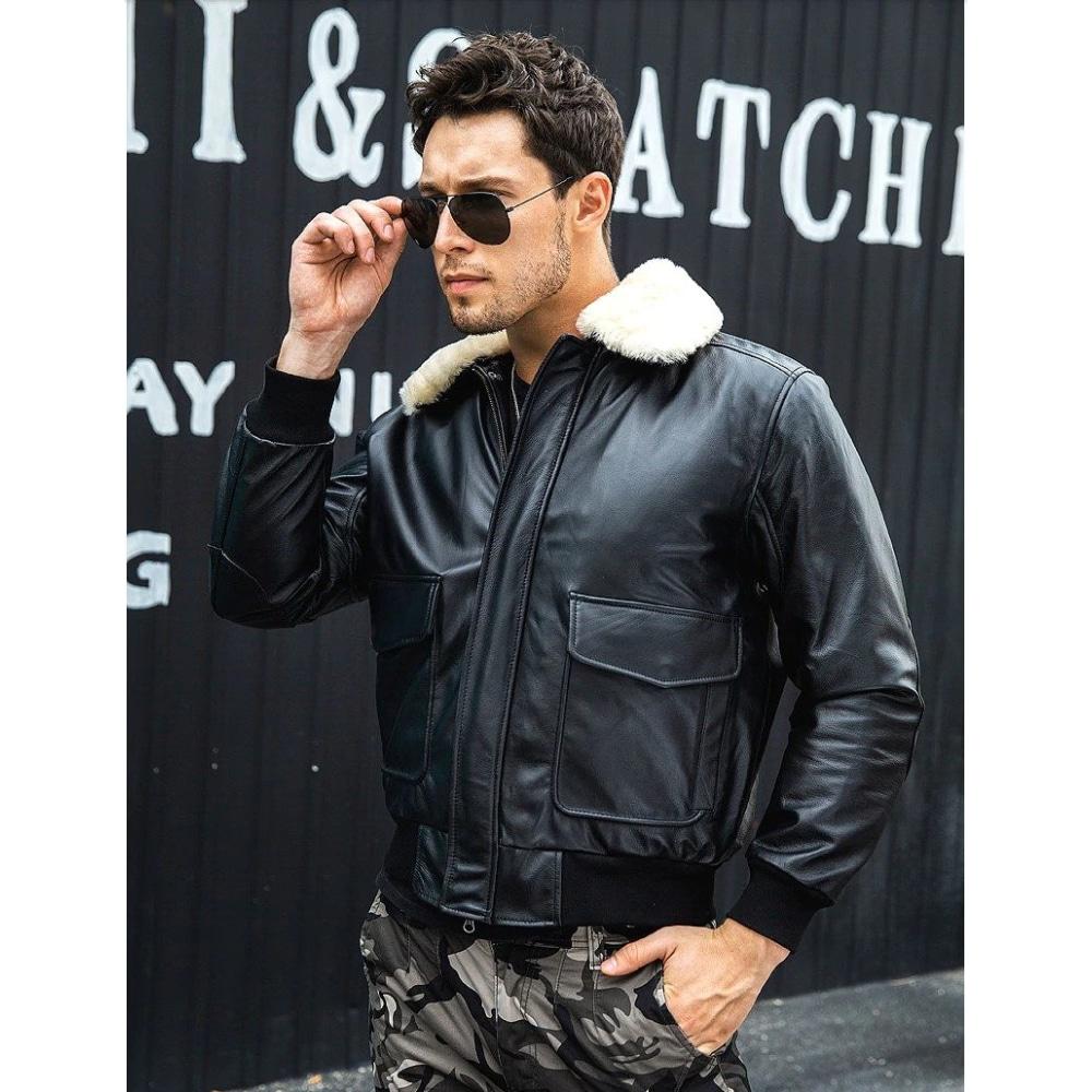 Chaqueta piloto americana vintage