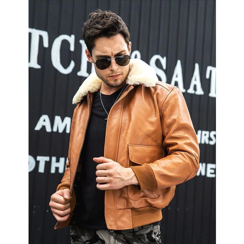 Chaqueta piloto americana vintage