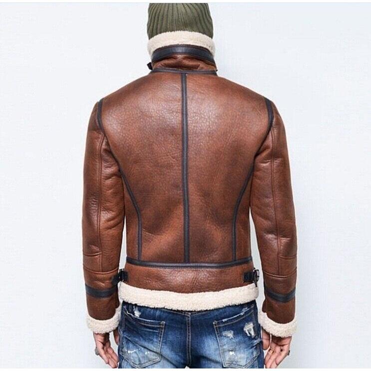 Chaqueta Americana Vintage de Cuero Teddy