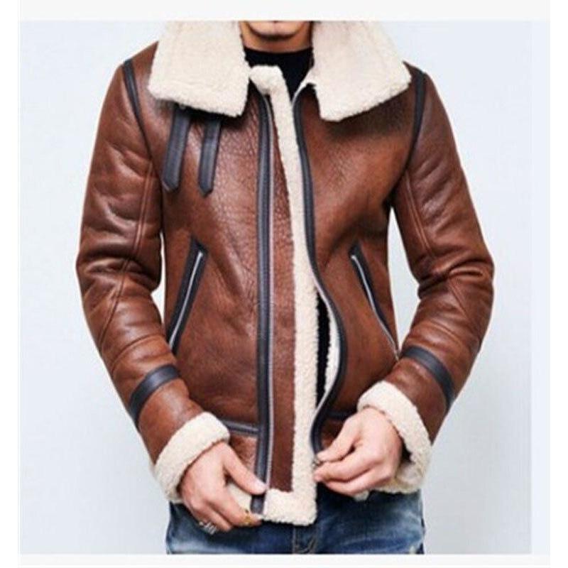 Chaqueta Americana Vintage de Cuero Teddy