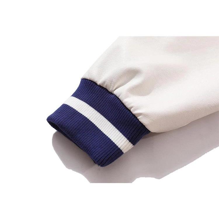 Chaqueta de peluche vintage de fútbol americano