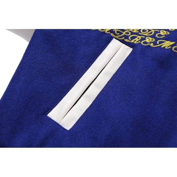 Chaqueta de peluche vintage de fútbol americano