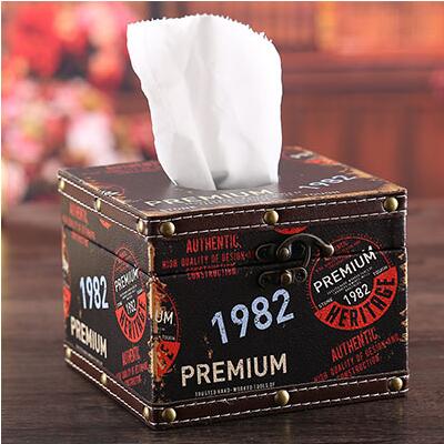 Caja de pañuelos vintage original