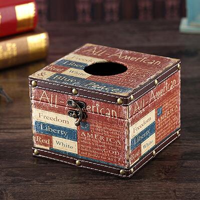 Caja de pañuelos vintage original