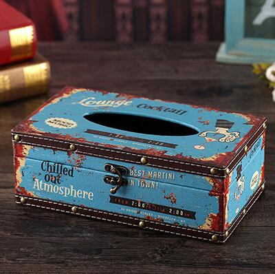 Caja de pañuelos vintage original