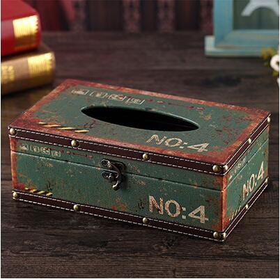 Caja de pañuelos vintage original