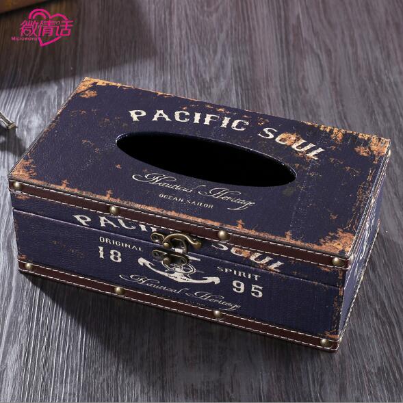 Caja de pañuelos vintage original