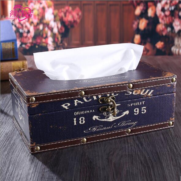 Caja de pañuelos vintage original