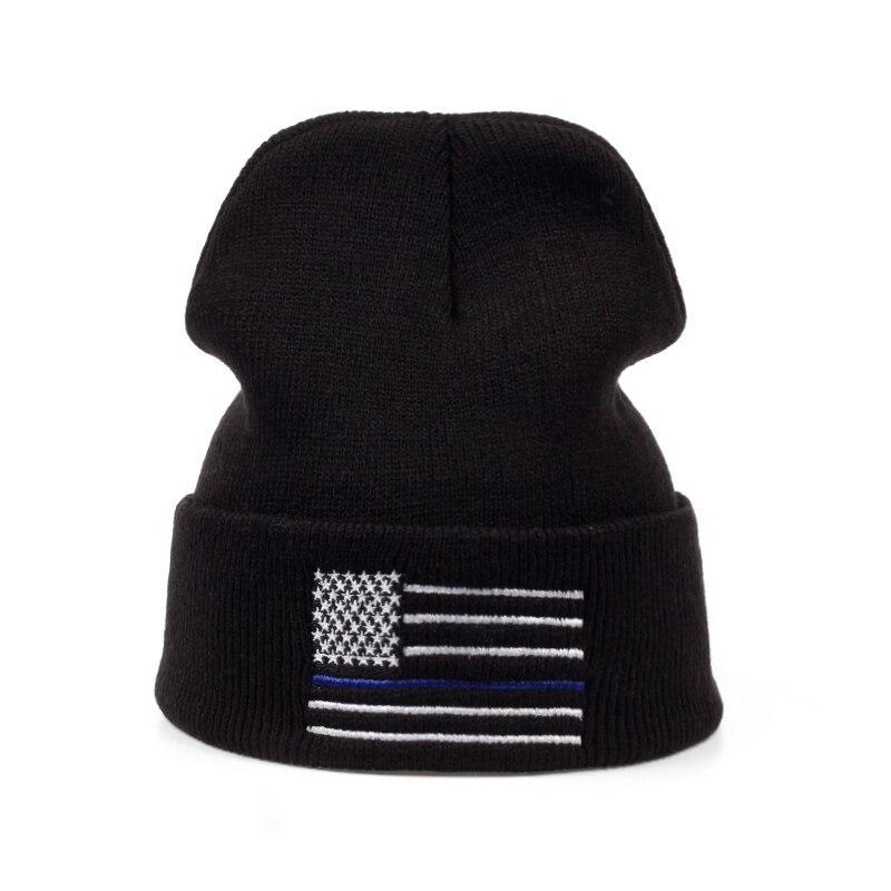 Gorro vintage con bandera americana