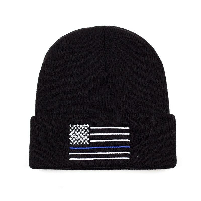 Gorro vintage con bandera americana