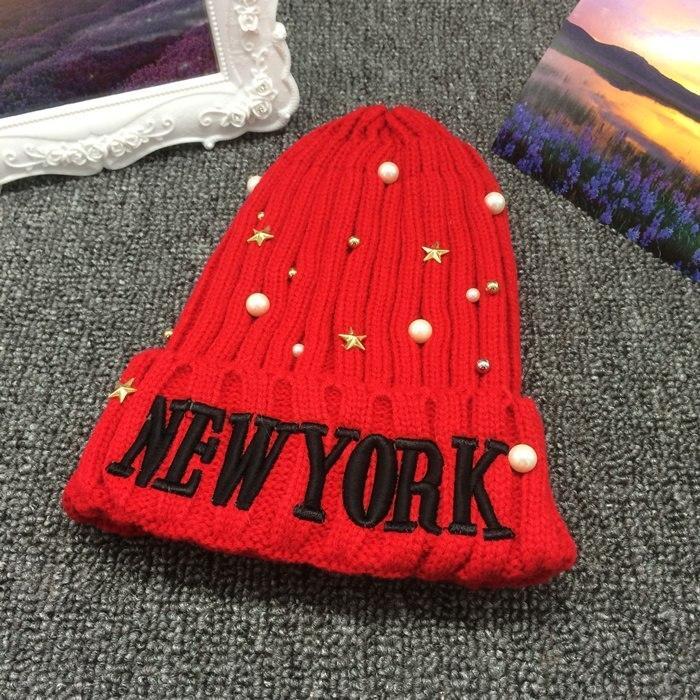Gorro New York vintage para mujer