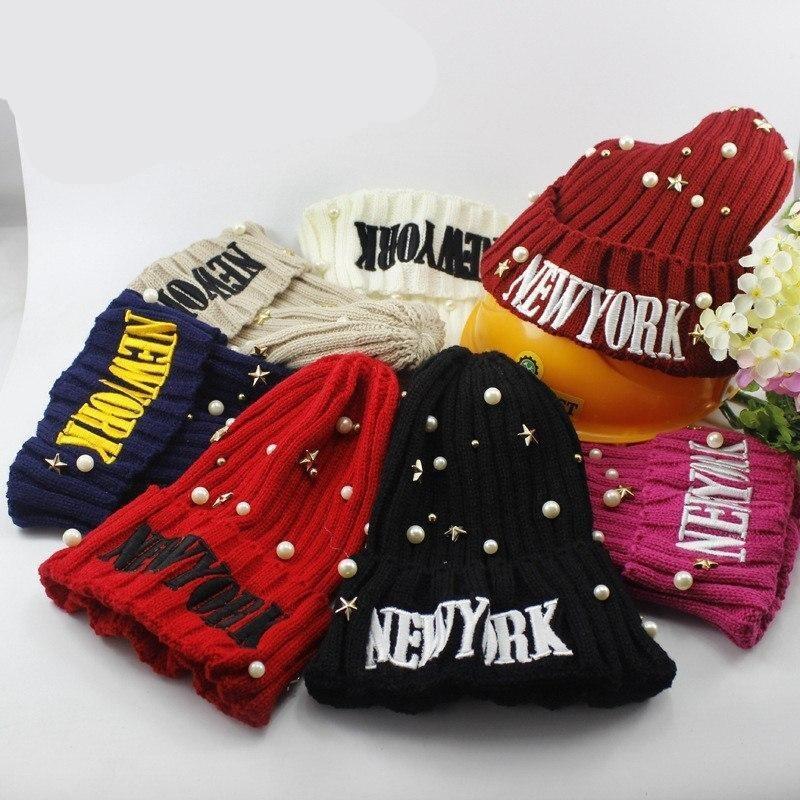 Gorro New York vintage para mujer