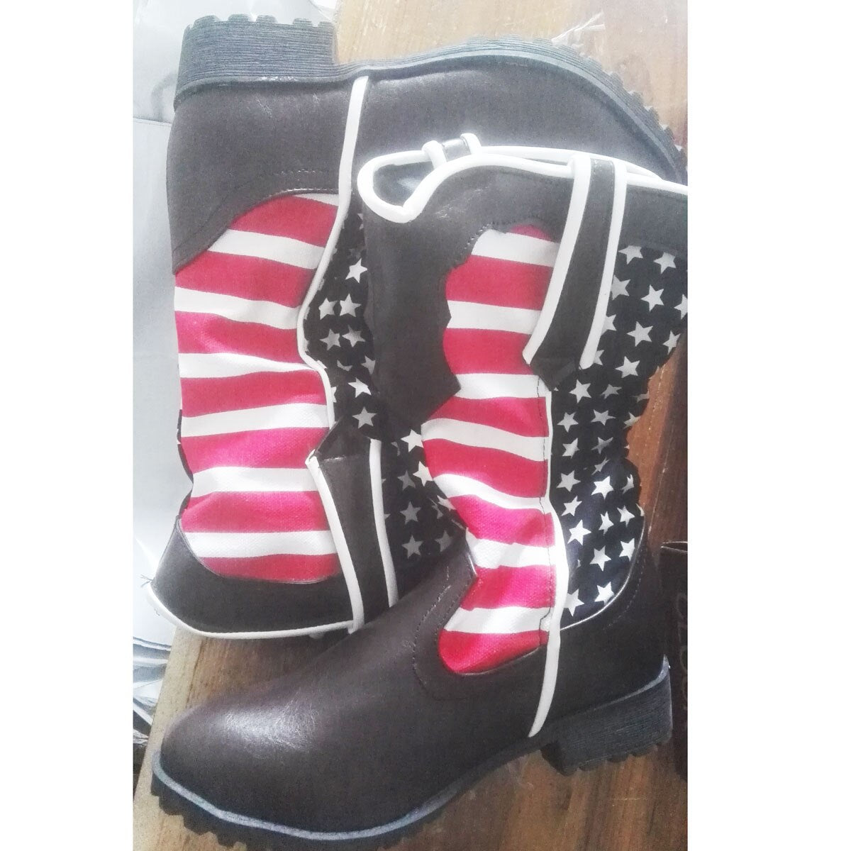 Botas americanas vintage para mujer