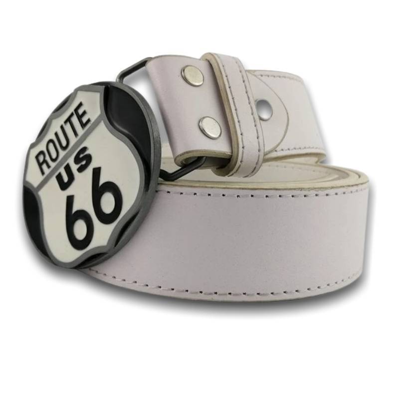 Hebilla de cinturón Vintage Route 66