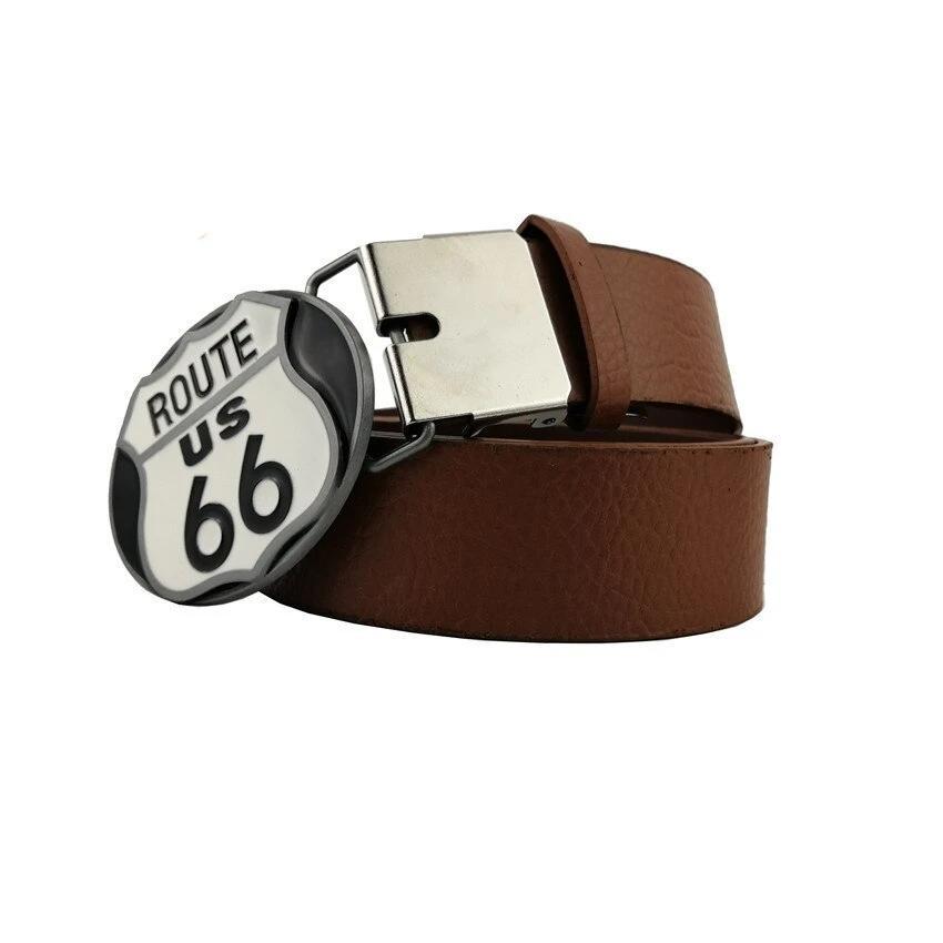 Hebilla de cinturón Vintage Route 66