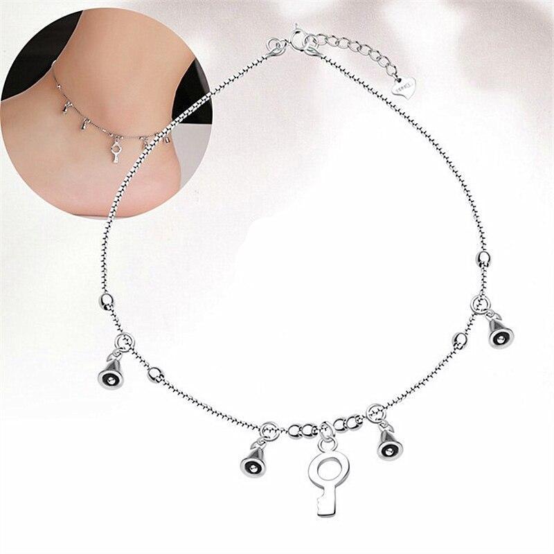 Tobillera India Vintage de Plata