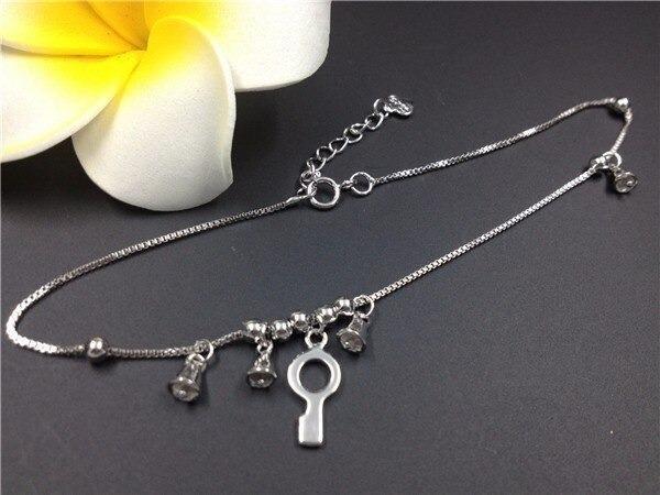 Tobillera India Vintage de Plata