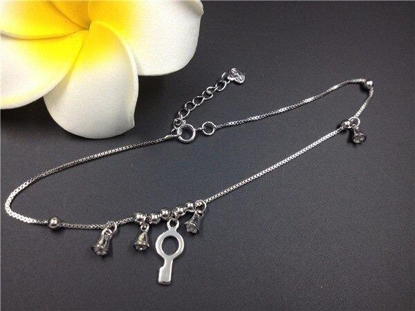 Tobillera India Vintage de Plata