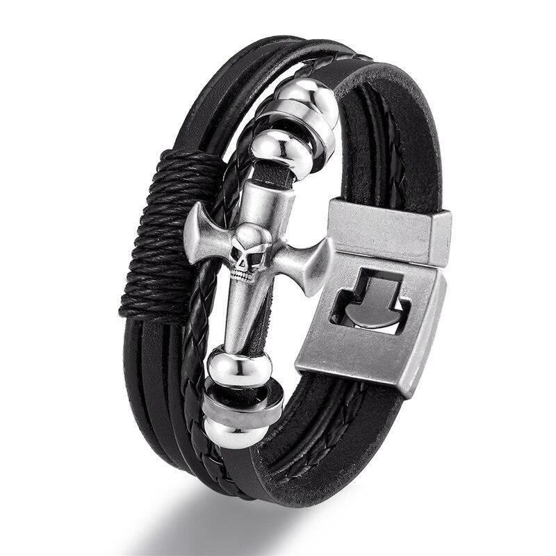 Pulsera India Vintage de Cuero