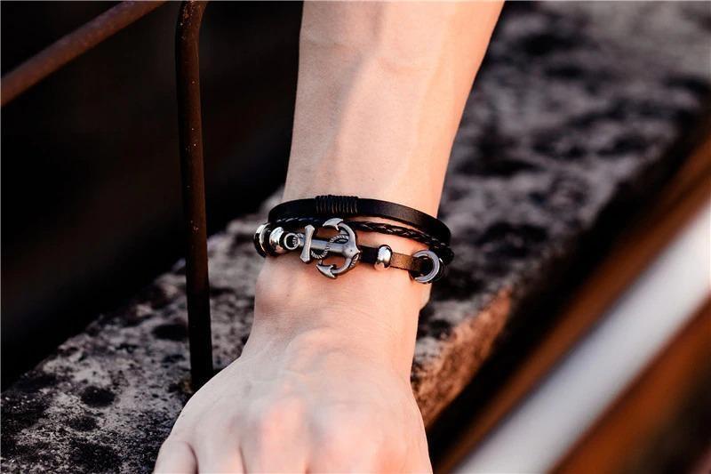 Pulsera India Vintage de Cuero