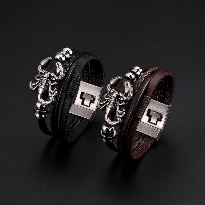 Pulsera India Vintage de Cuero