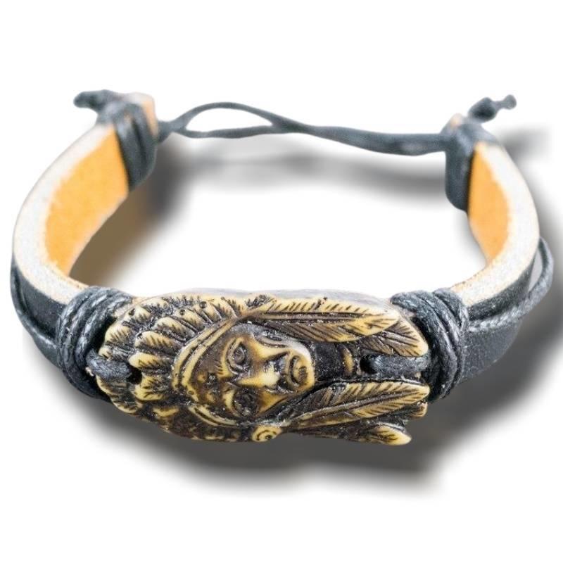Pulsera vintage de hombre indio