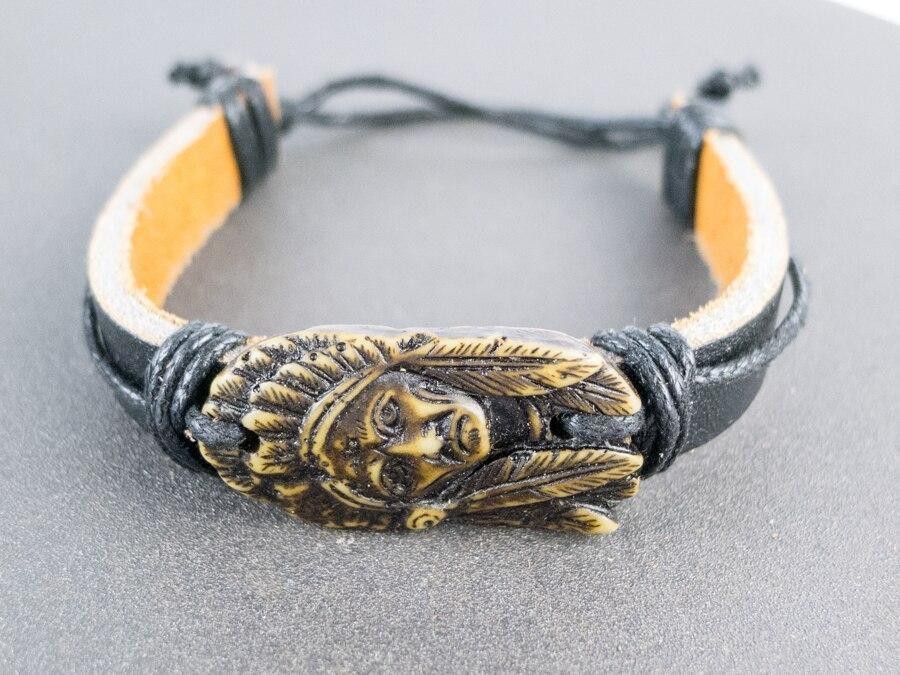 Pulsera vintage de hombre indio