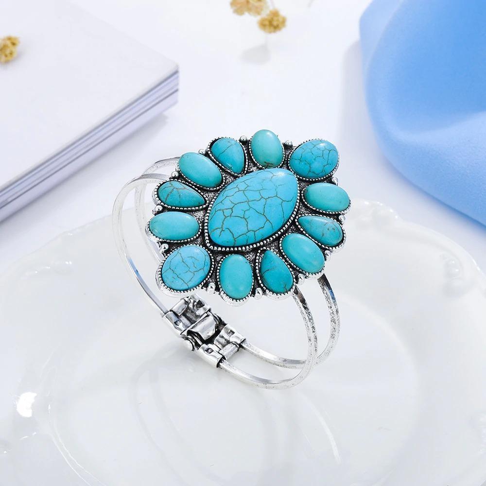 Pulsera vintage de indio americano para hombre